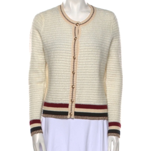 L'Agence Archer Ivory Cardigan NWOT - Picture 6 of 9